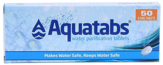 Aquatabs waterzuiveringstabletten | 50 stuks