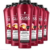 Gliss Kur - Color Protect & Shine Shampoo - Schwarzkopf - 6 x 250 ml - Voordeelverpakking