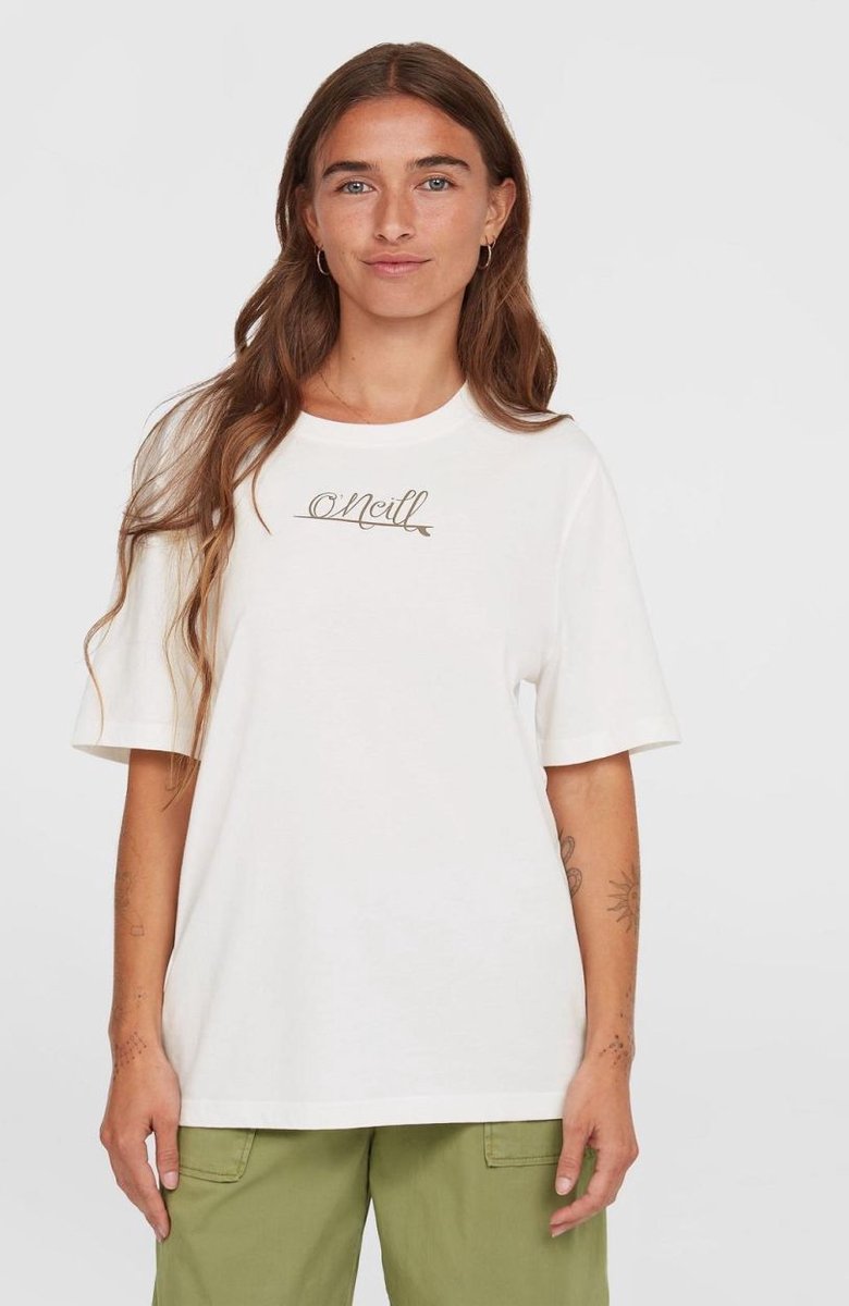 O´neill Essentials Script T-shirt Met Korte Mouwen XS Vrouw Wit
