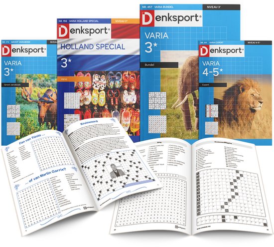 Denksport Varia puzzelboek pakket nr. 10
