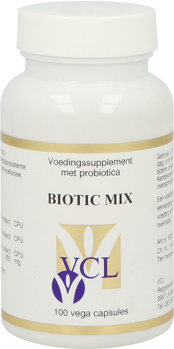 VCL Biotic Mix - 100 capsules - biotica supplementenpreparaat