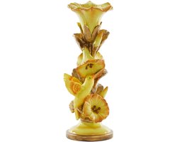 Light & Living Bird - kandelaar - Lamos - Geel/brons - 11x10x28 cm