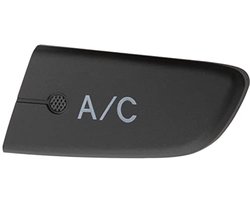 Geschikt voor Airconditioning-bedieningsschakelaar, A/C-systeem drukknopschakelaar met kap 6554KX Vervanging Compatibel met P-eugeot 107 C-itroen C1 Aygo MK1 2005-2014