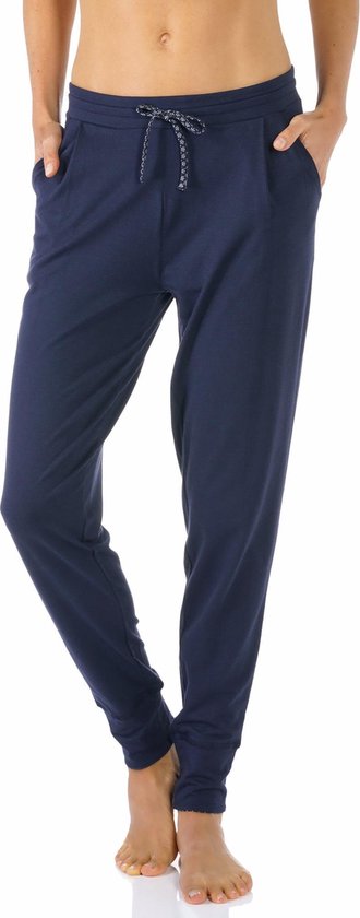 Mey Night2day Demi Loungebroek Dames 16809 Blauw XL bol