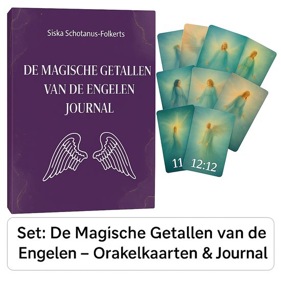 Engelengetallen (dubbele getallen) Orakelkaarten + Journal – De Magische getallen van de Engelen (Set)