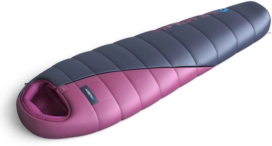 Husky mummyslaapzak Motion voor dames 2024 -20°C - 200 cm - Blauw - Roze van Husky — afbeelding 4
