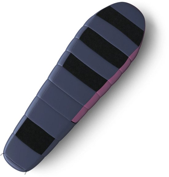 Husky mummyslaapzak Motion voor dames 2024 -20°C - 200 cm - Blauw - Roze van Husky — afbeelding 3