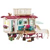 foto van Schleich Horse Club - Caravan voor Geheime Clubontmoetingen - Speelfigurenset - Kinderspeelgoed voor Jongens en Meisjes - 5 tot 12 jaar - 43 Onderdelen