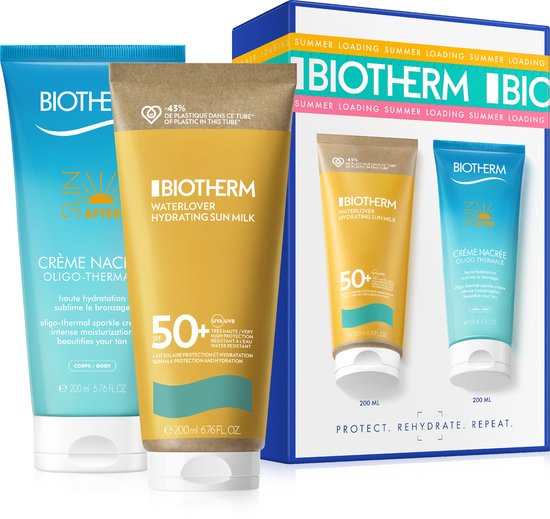 Biotherm Waterlover SPF 50 crème solaire et après-soleil, protection solaire - 200ML