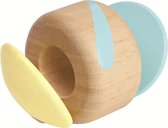 Plan Toys houten pastel rammelaar Klapper roller