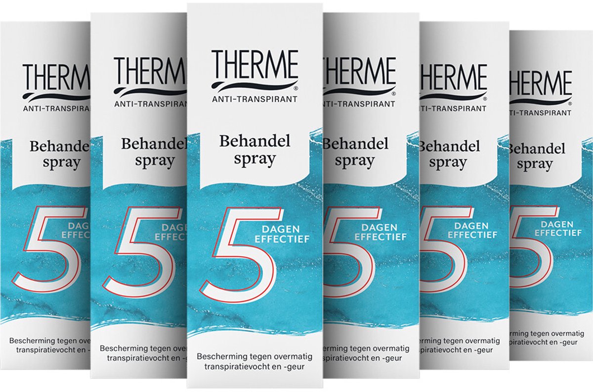Goedkoopste 6x Therme Anti-Transpirant 5 Dagen Behandelspray 25 ml