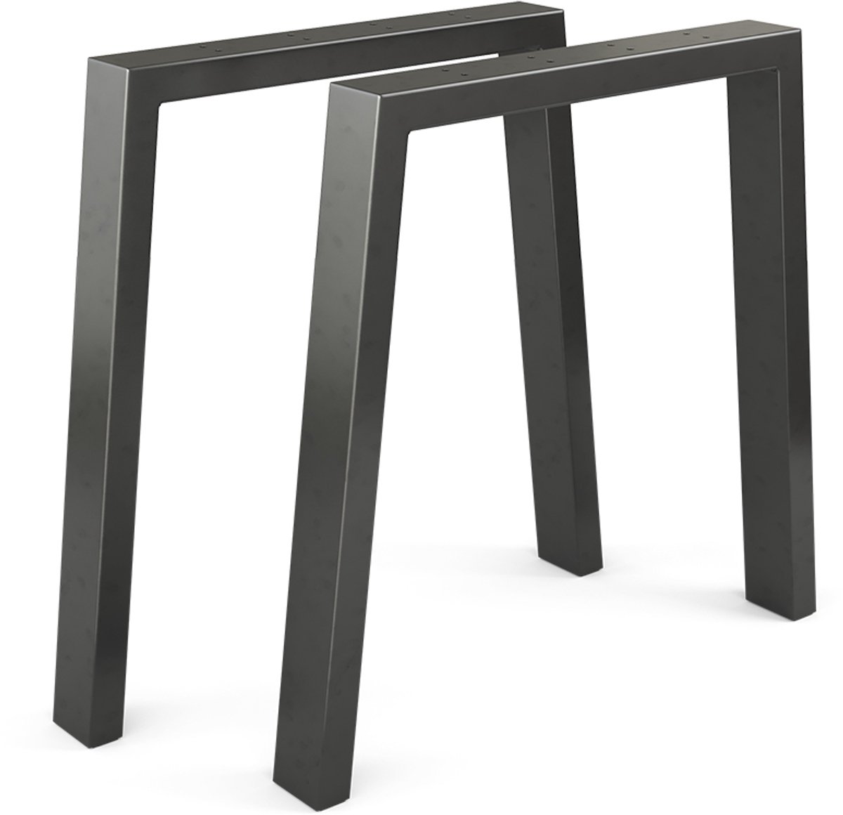 Vicco Tafelpoten – 75 x 72 cm U-vorm Zwart