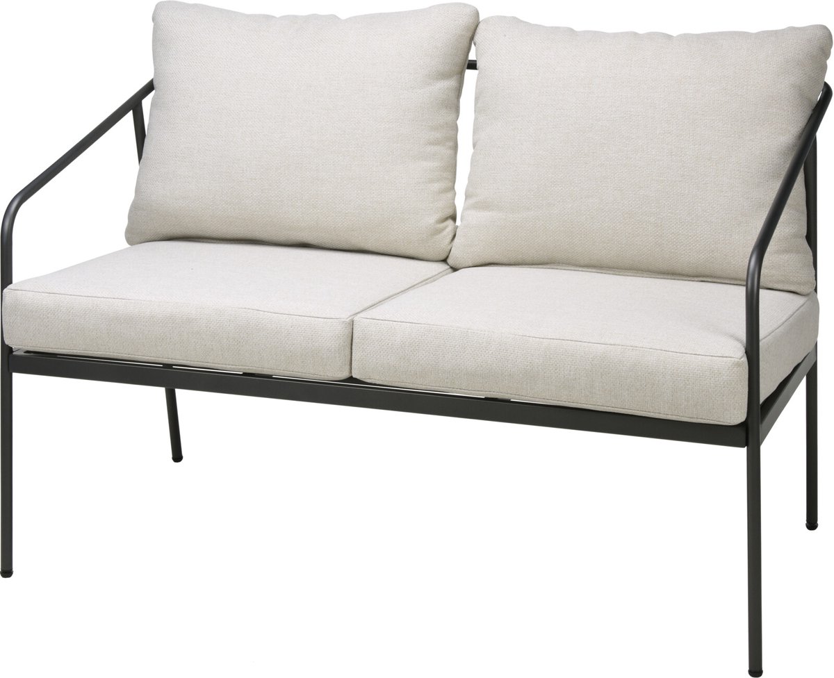 TUINMEUBELSET 5 DELIG KD GRIJS - LOUNGSET -