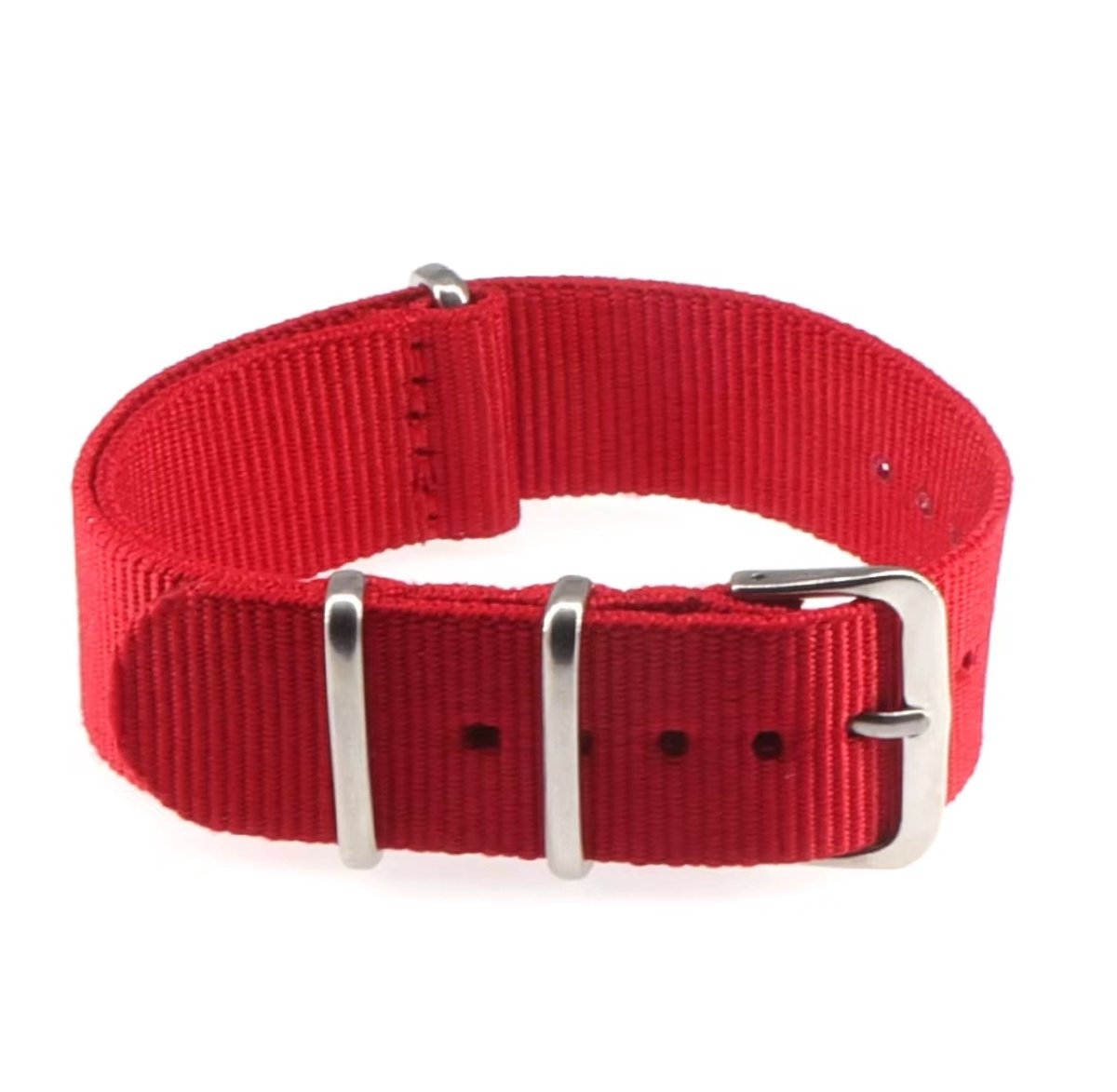Actie4you® - Nato Strap - Horlogeband - G10 Military Nylon Strap - Horloge Bandje Nylon - Universeel - 20MM - Rood