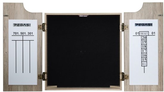 Pegasi dartbord cabinet set Classic van Pegasi — afbeelding 4