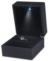 Luxe Ring Box Vierkant Fluwelen Trouwring Case Sieraden Geschenkdoos Luxe Ring Box Vierkant Fluwelen Trouwring Case Sieraden Geschenkdoos