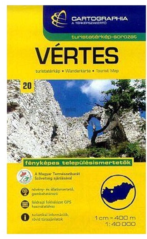 Wandelkaart Cartographia 20 Vértes | bol