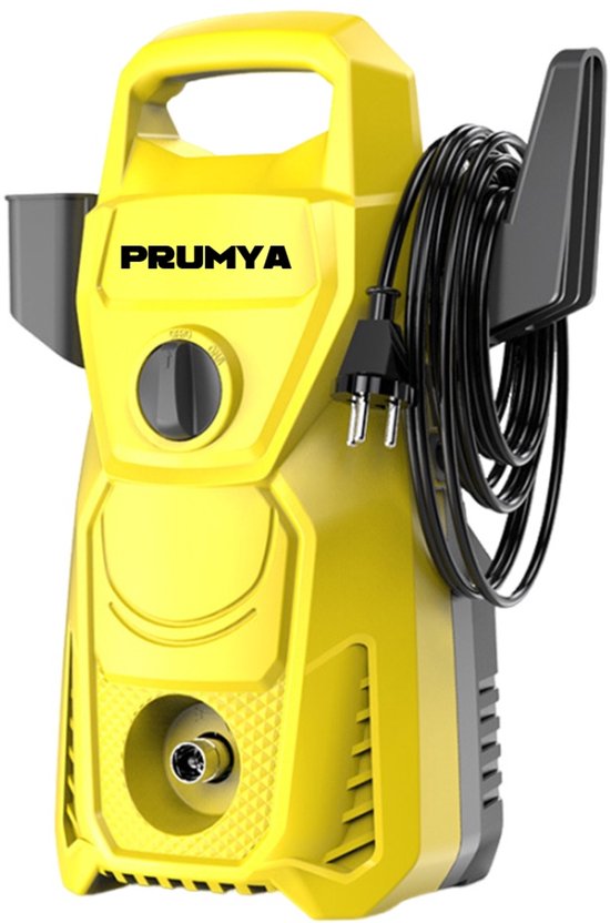 1500W 120Bar Draagbare Hogedrukreiniger - Krachtige Schoonmaakmachine voor Auto/Tuinmeubilair, Compacte Waterpomp met 5-in-1 Mondstukken & Energiezuinig Ontwerp