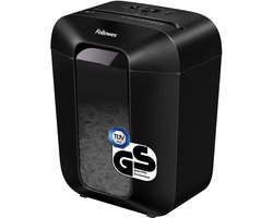 Fellowes LX50 Papierversnipperaar - Cross-Cut - P4 - 9 vel - 17L - Zwart