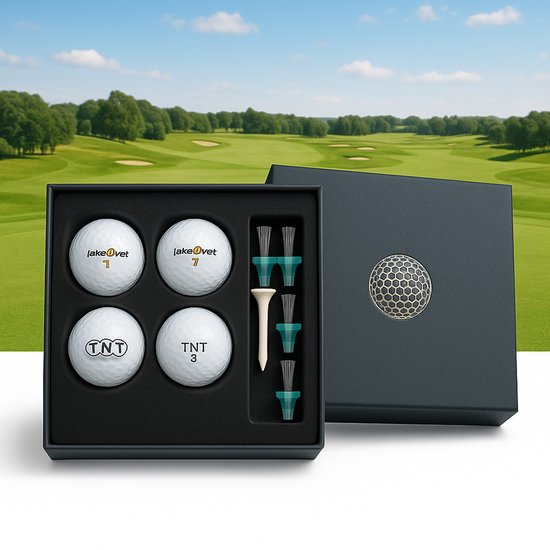 Golfpresentjes - Golf cadeau Rip Tips - Cadeau voor golfer- Incl GRATIS stijlvolle zwarte cadeaubox verpakking - luxe golf box - exclusief Golfcadeau- golfballen- Golf accessoires - Rip Tips - Golftee -Golf sport - Golf training - Cadeau van Merkloos — afbeelding 3