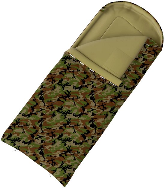 Husky dekenslaapzak Gizmo 2024 -5°C Army 220 x 90 cm - Camouflage Groen van Husky — afbeelding 3