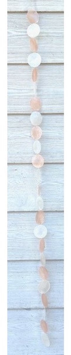 Guirlande Dion Capice zalm/natural 120 cm