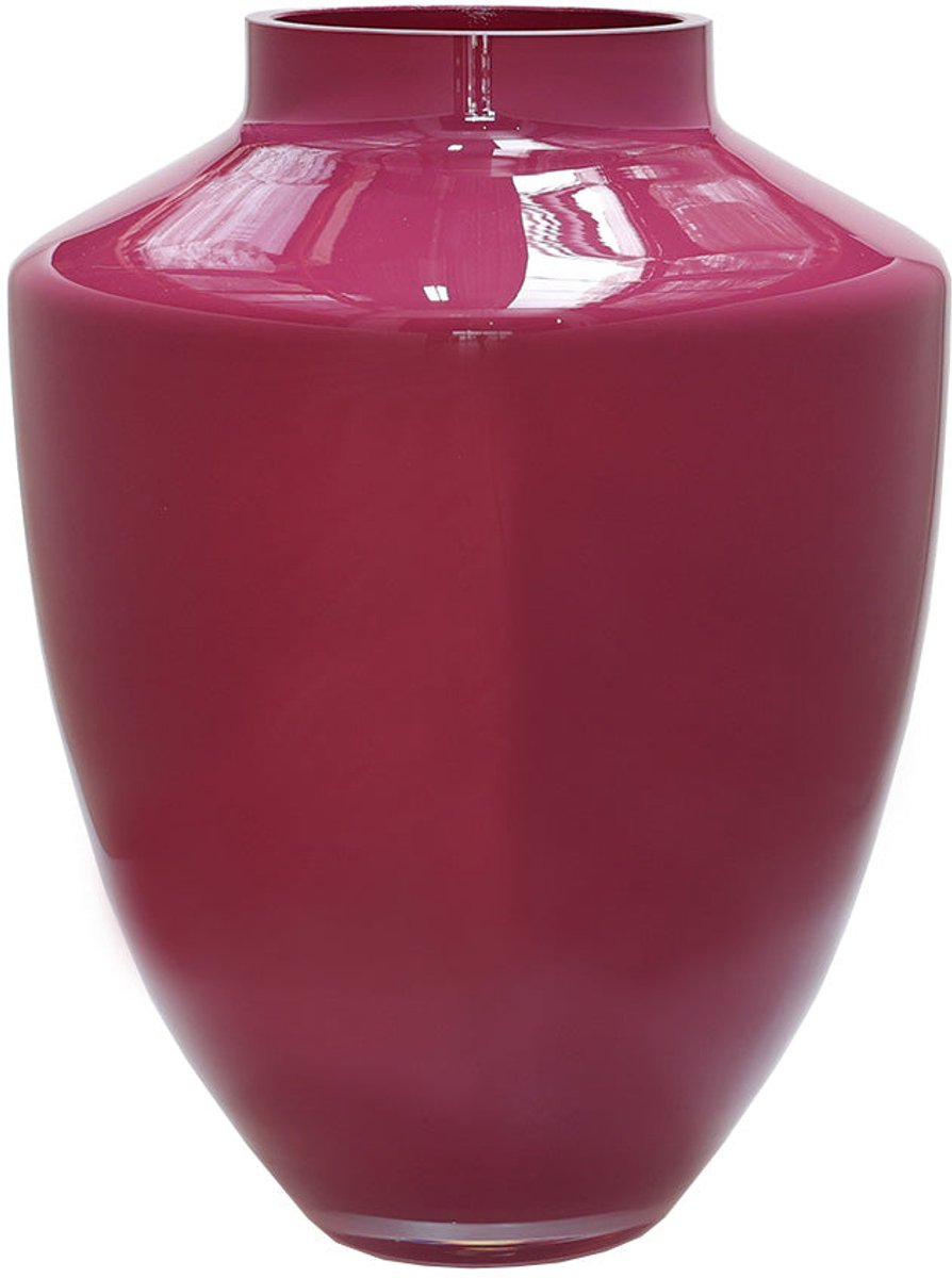 Vaas Tugela | Medium | Mauve | Mond geblazen glas | Ø28 x H36 cm