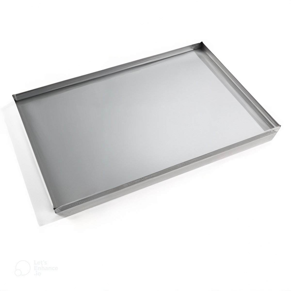 Bakplaat van aluminium 60 x 40cm - dichte hoeken van 45 graden - licht van gewicht