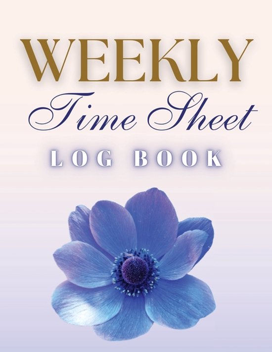 Weekly Time Sheet Log Book - cover