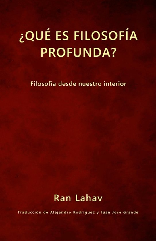 ¿Qué es filosofía profunda? - cover
