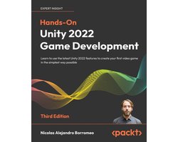 Omslag van Hands-On Unity 2022 Game Development