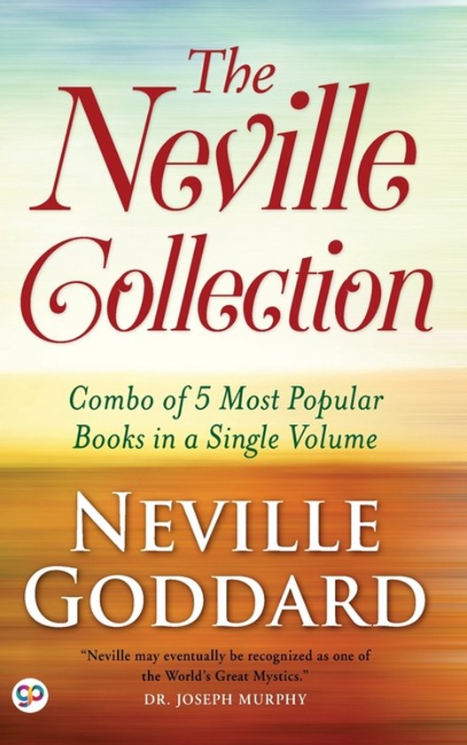 The Neville Collection, un combo de 5 livres populaires en un seul volume par Neville Goddard. Fond dégradé coloré.