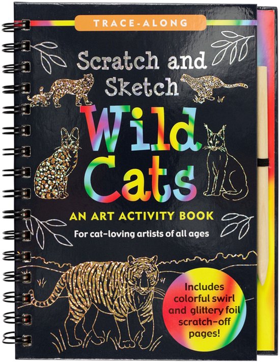 Scratch & Sketch(tm) Wild Cats (Trace Along)