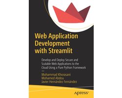 Omslag van Web Application Development with Streamlit