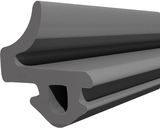 raamafdichting – S-1559 – 25 m – aluplast PVC ramen rubberen afdichting – grijs – trekstopprofielafdichting – rubberen afdichtingstape