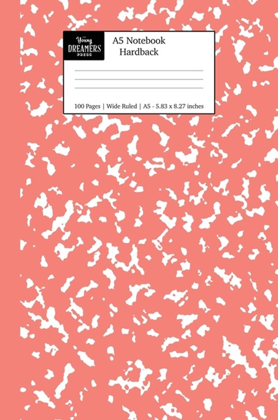 A5 Lined Hardback Books- A5 Notebook Hardback - cover