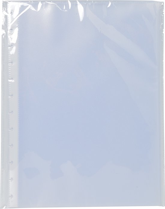 10 Buste Di Ricambio Exacompta Per Cartelle Ad Anelli A4 &ndash; Trasparenti, In Polipropilene, Spessore 8/100, Formato 24x32 Cm