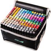 Twinmarkers 168 stuks voor volwassenen - Alcohol markers - Stiften - Markeerstiften - Vivid Green