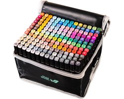 Twinmarkers 168 stuks voor volwassenen - Alcohol markers - Stiften - Markeerstiften - Vivid Green