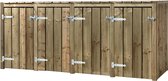 Containerombouw Kees | Kliko Ombouw Vierdubbel | Containerberging | Containers kast | Container berging voor 4 kliko's | Wood Selections