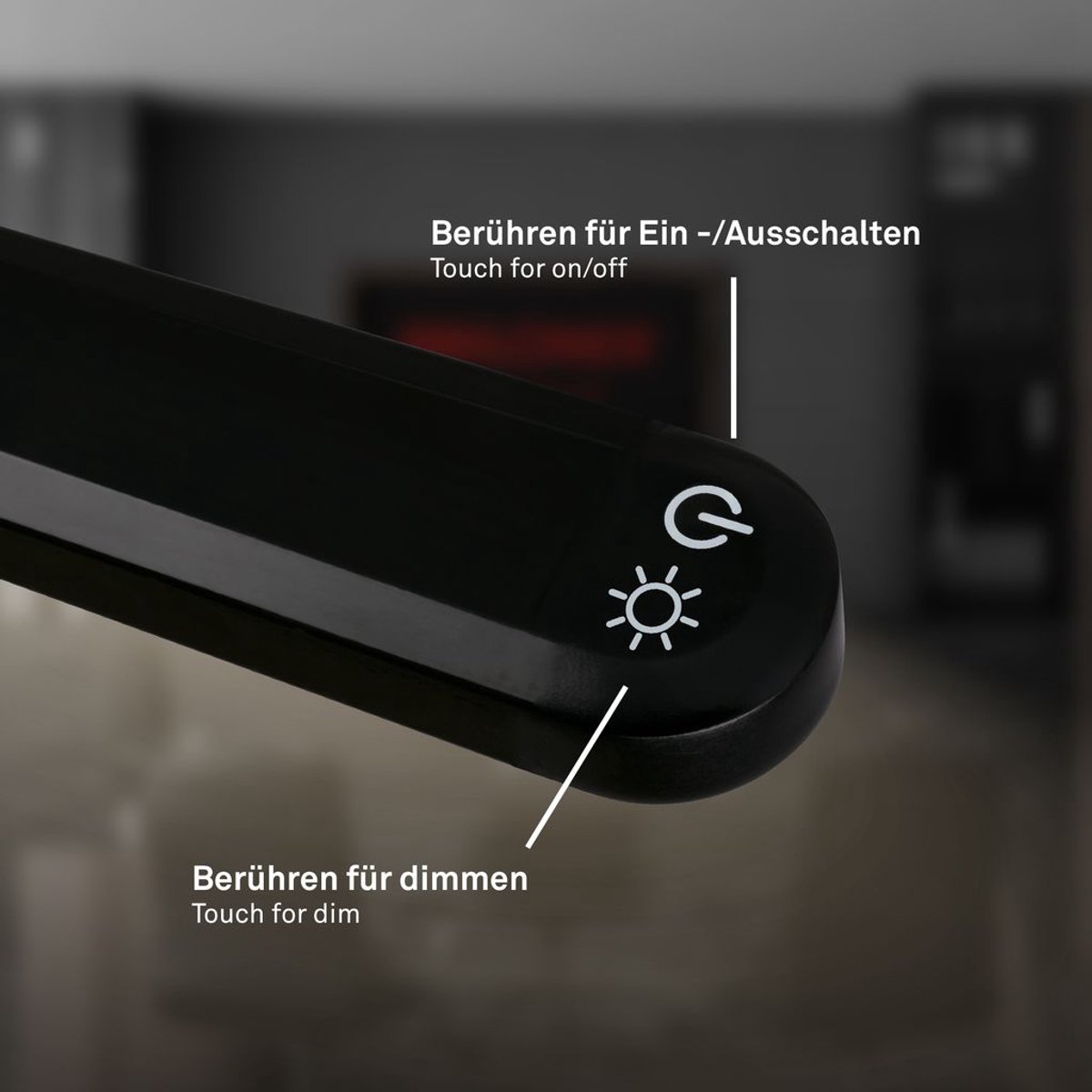 BRILONER Mura - LED Bureaulamp - zwart thumbnail 4