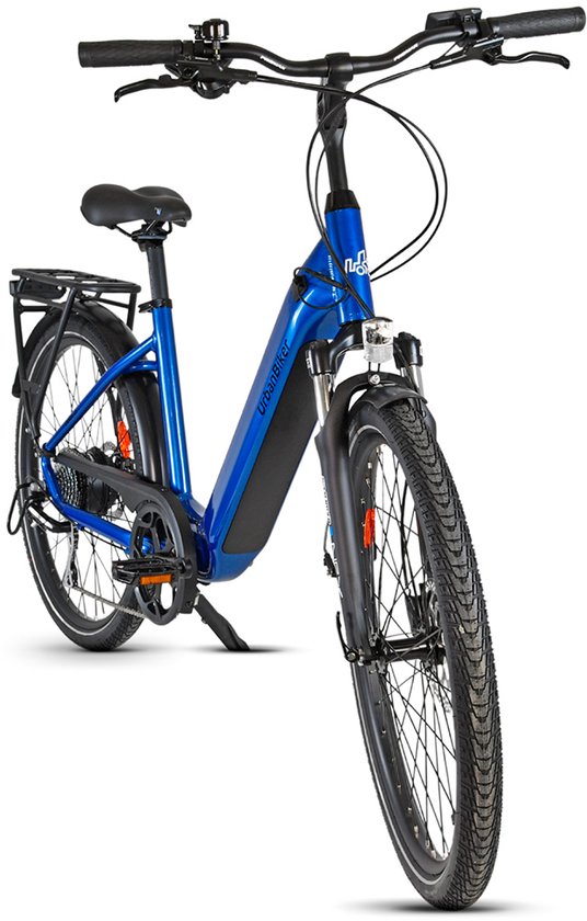 UB100 | Universele stedelijke E-bike | Actieradius tot 140 km | Blauw | 28''