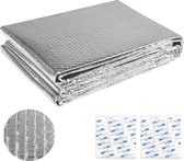Isolant Thermique à Bulles Aluminium Film NAIZY - 1m x 30m - Blanc