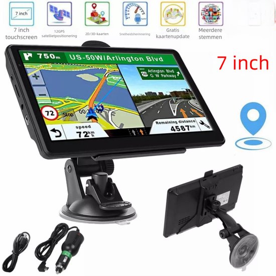 5 inch GPS-navigatieapparaat, touchscreen, 256 MB, 8 GB