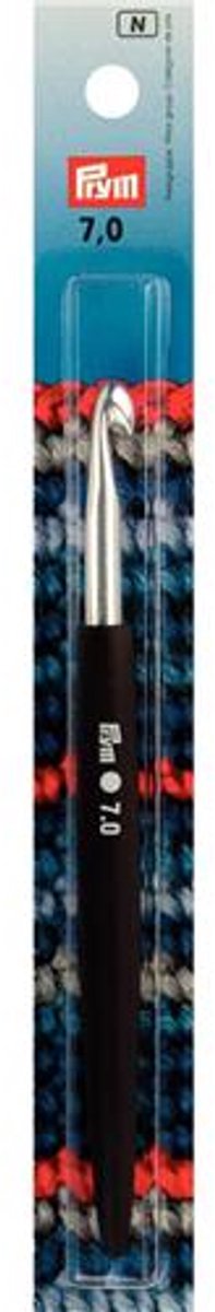 Prym Haaknaald Wol Aluminium Zilver 7 mm - Comfortabele Softgrip