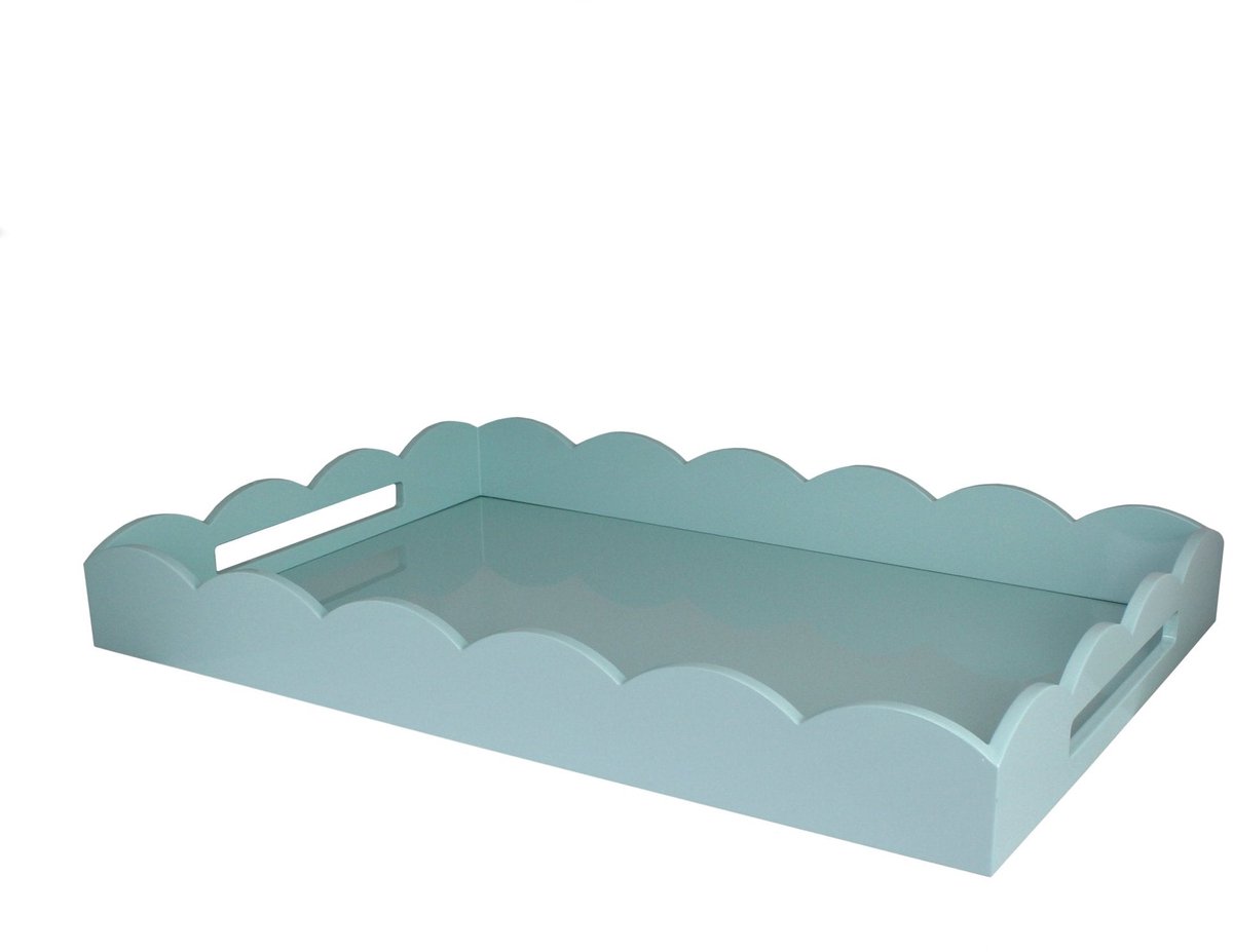Addison Ross - Dienblad Ottomane Eau de Nil 66x43cm - Serveerplateaus