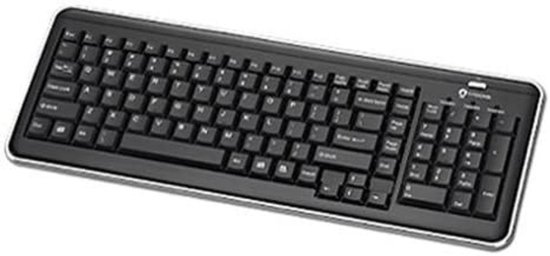 I-ROCKS - Wireless Keyboard ULTRA.P 104T Black BRIL+INT NL
