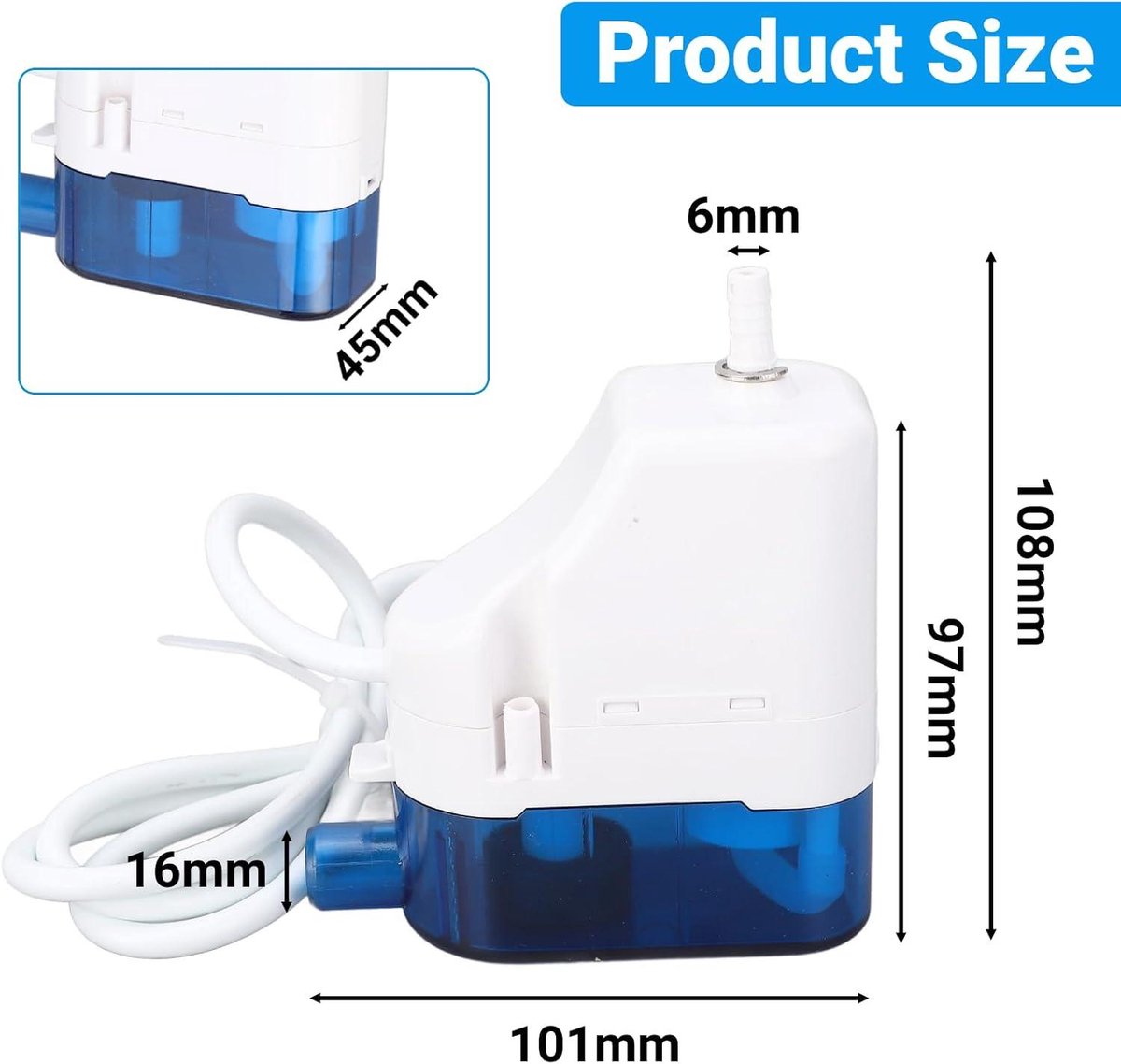 Fully Automatic Condensate Water Lift Pump, Quiet, for Air