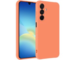 Hoesje - Geschikt voor Samsung Galaxy A26 - Sterk & Shockproof - Siliconen Case - Hoes Cover - Telefoonhoes - Perzik