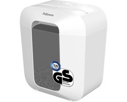 Fellowes LX25 - Destructeur de papier - P4 Cross-Cut - 6 feuilles - 11,5 L - blanc